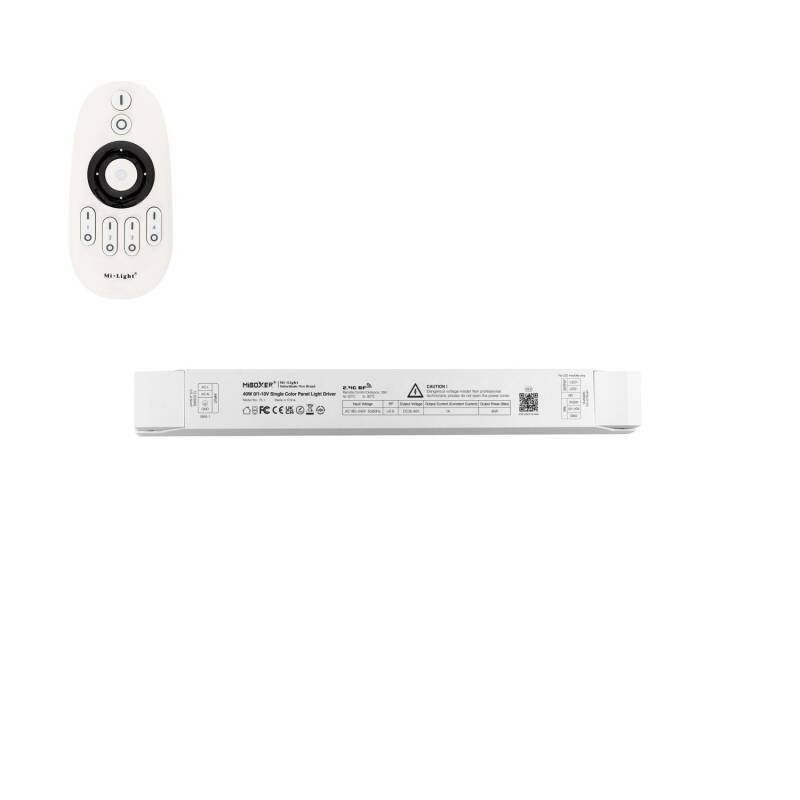 Imagem de Driver Regulável 1-10V No Flicker 40W+ Comando RF 4 Zonas MiBoxer