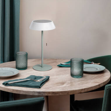 Imagem de Candeeiro de Mesa Solar Exterior LED 1.2W Metal Aldana