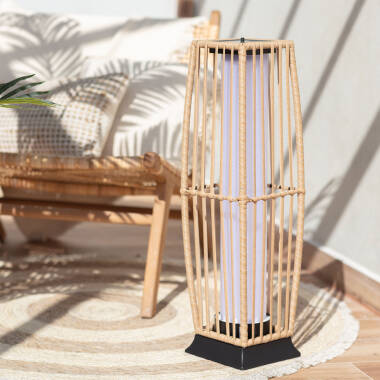 Imagen de Lámpara de Pie Exterior LED Solar Ratán Arley