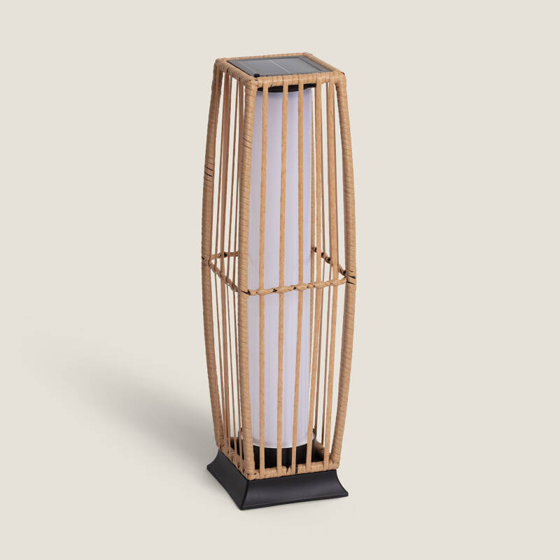 Imagen de Lámpara de Pie Exterior LED Solar Ratán Arley