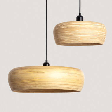 Imagem de Candeeiro Suspenso Bambu Shuka Big Sari Ø500 mm ILUZZIA