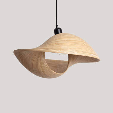 Lámpara Colgante Bambú Shuka Acacia  Ø480 mm ILUZZIA