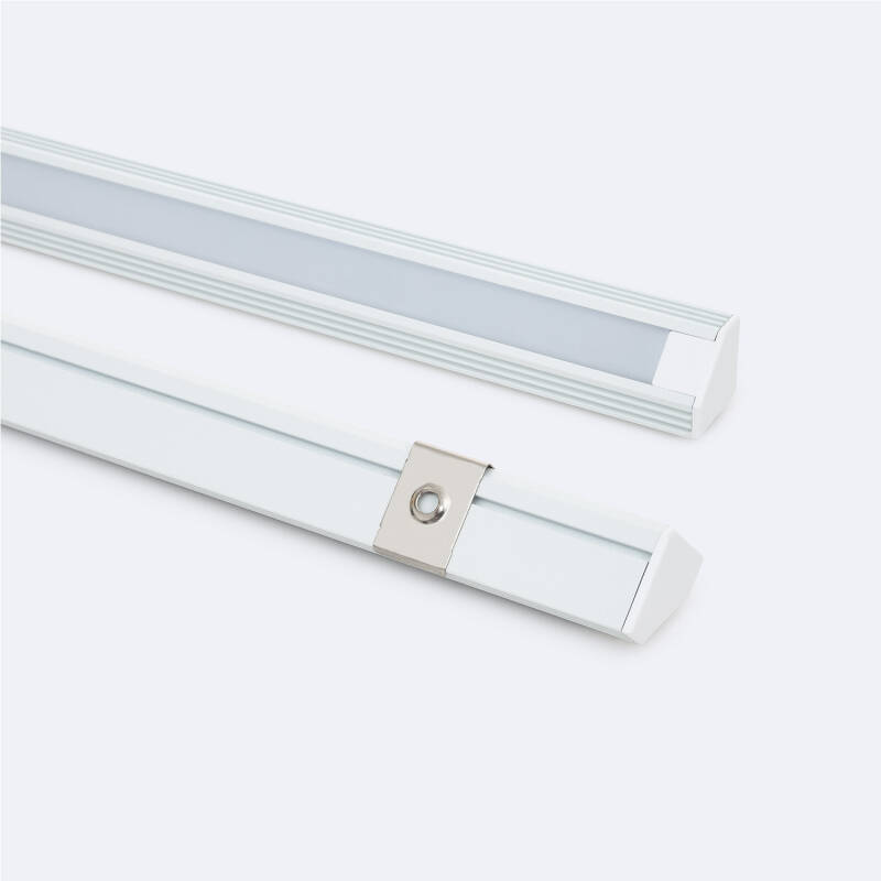 Imagem de Perfil Alumínio Esquina 2m para Fita LED até 11 mm