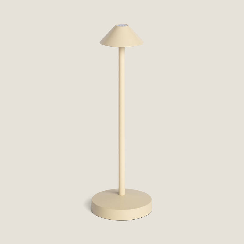 Imagen de Lámpara de Mesa LED Portátil para Exterior Metal con Batería Recargable Magatzi