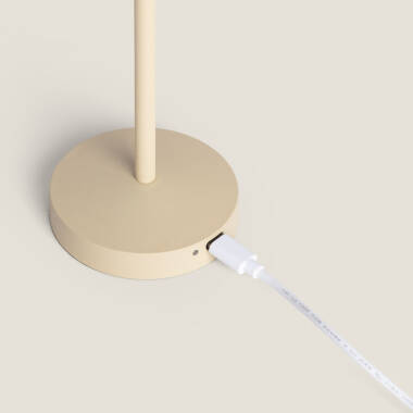 Imagen de Lámpara de Mesa LED Portátil para Exterior Metal con Batería Recargable Magatzi