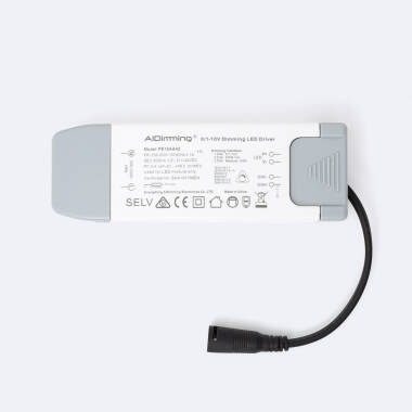 Driver AID Regulable 1-10V 220-240V No Flicker Salida 21-42V 500mA 21W PE18AA42