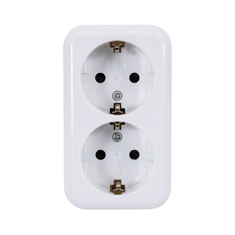 Imagen de Enchufe de Superficie Doble Tipo F Schuko       