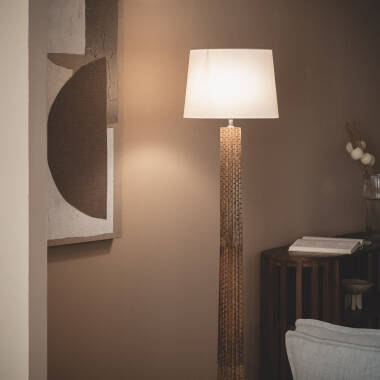 Imagem de Candeeiro de Pé Madeira Kyathi ILUZZIA Imagem de Candeeiro de Pé Madeira Kyathi ILUZZIA