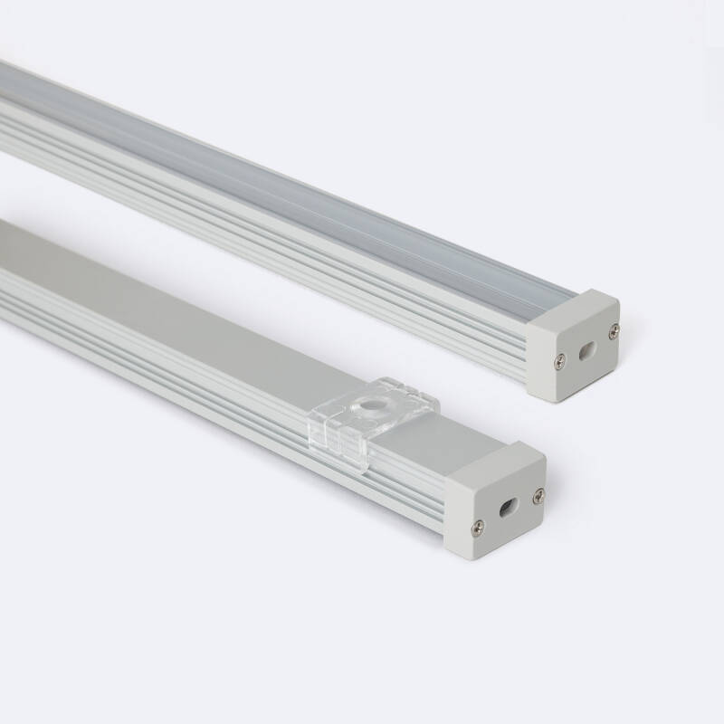 Imagem de Perfil Alumínio Estanque IP65 Superfície 2m para Fita LED até 10 mm