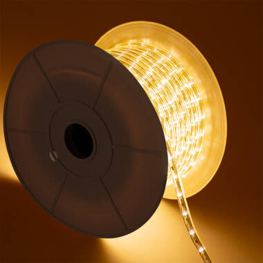 Manguera LED Redonda 220V 36 LED/m BOBINA 50m Corte 100cm IP65