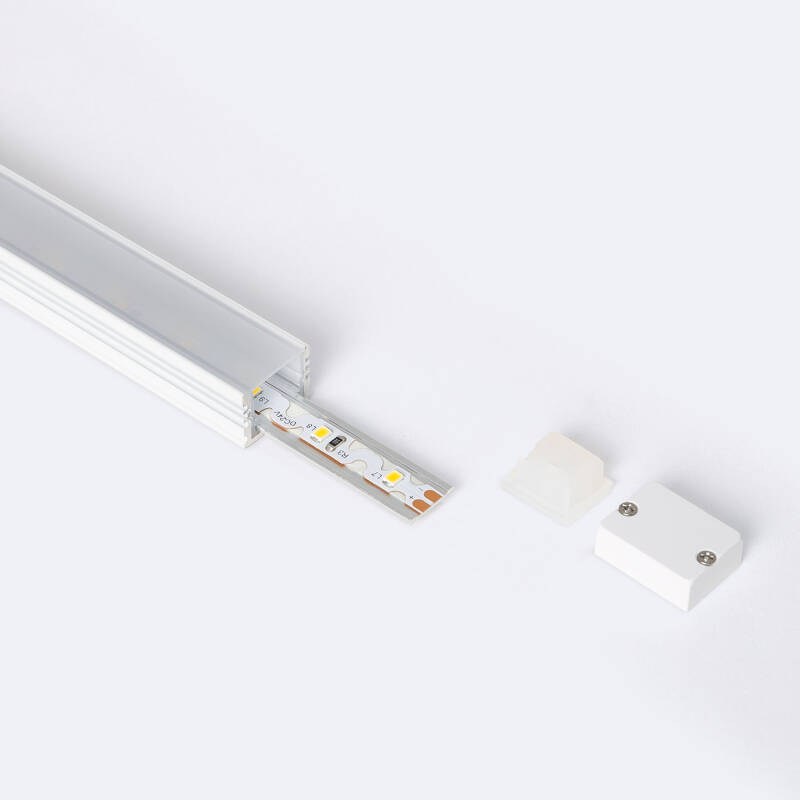 Imagen de Perfil Aluminio Estanco IP65 Superficie 2m para Tira LED hasta 10 mm