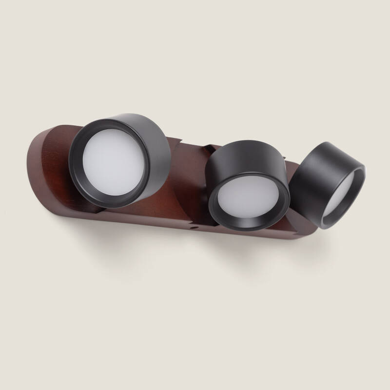 Imagem de Aplique de Parede LED 15W Metal CCT Seleccionável Cundra 3 Focos