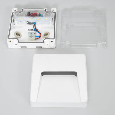 Imagen de Baliza Exterior LED 3W Superficie Pared Cuadrado Nilsa
