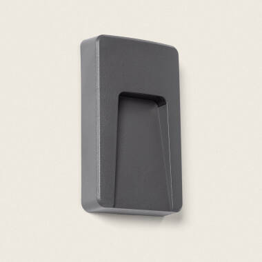 Baliza Exterior LED 3W Superfície Parede Rectangular Nilsa