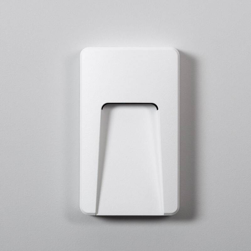 Imagem de Baliza Exterior LED 3W Superfície Parede Rectangular Nilsa