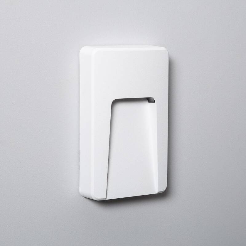 Imagen de Baliza Exterior LED 3W Superficie Pared Rectangular Nilsa