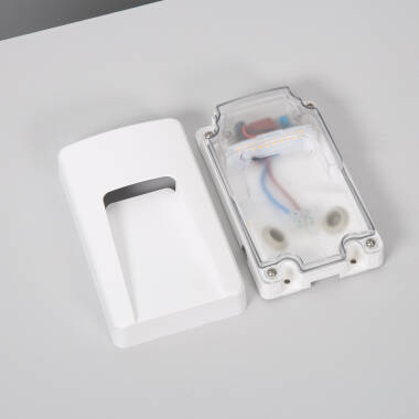 Imagem de Baliza Exterior LED 3W Superfície Parede Rectangular Nilsa