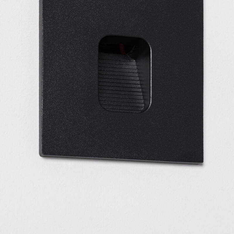 Imagen de Baliza Exterior LED 2W Empotrable Pared Cuadrado Olite