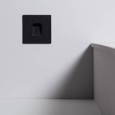 Imagen de Baliza Exterior LED 2W Empotrable Pared Cuadrado Olite