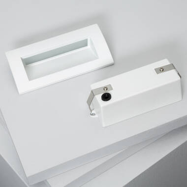 Imagem de Baliza LED Exterior 4W Encastrável Retangular de Parede  Edulis