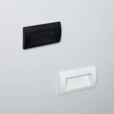 Imagem de Baliza LED Exterior 4W Encastrável Retangular de Parede  Edulis