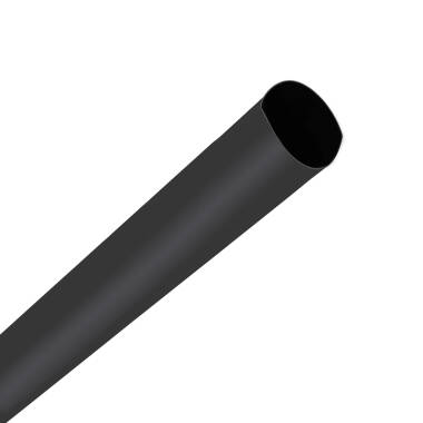 Tubo Termoretráctil Negro Contracción 3:1 24mm 1 metro