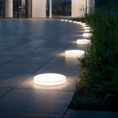 Baliza Exterior LED 1.2W Encastrável Parede Circular Lex