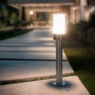 Baliza Exterior Superfície de Pé 50cm Aço Inoxidável Martin