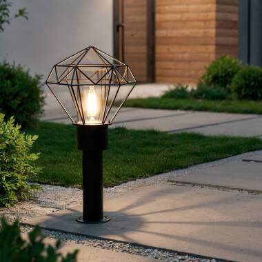 Imagen de Baliza Exterior Superficie Pie 50cm Acero Inoxidable Niamey