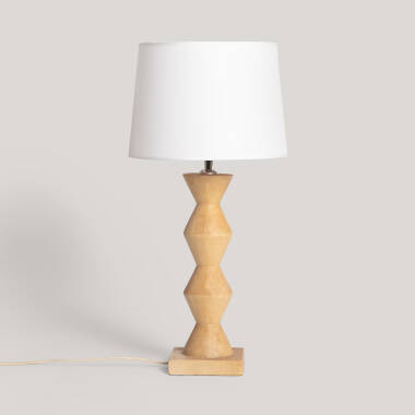 Lámpara de Mesa Madera Akesh II