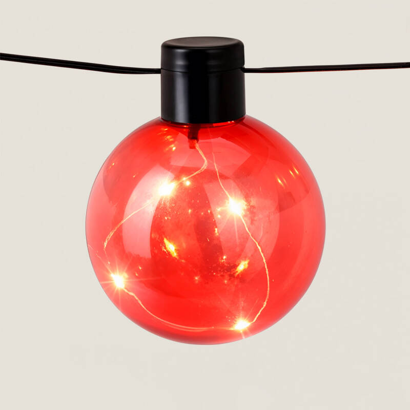 Imagen de Guirnalda Exterior LED RGB de 10 Bombillas Jarli 7.5m