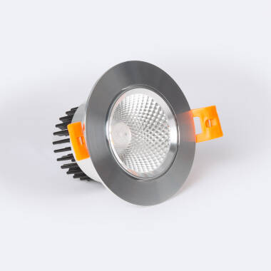 Foco Downlight LED 7W Circular COB CRI90 Corte Ø 70 mm Silver