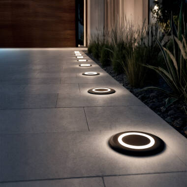 Baliza Exterior LED 2W Empotrable Suelo Circular Welly