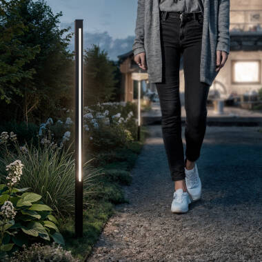 Baliza de Pé Exterior LED 12-24W 80-160 cm Superfície Calax