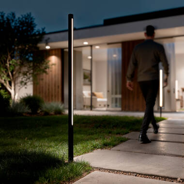 Baliza de Pé Exterior LED 12-24W 80-160 cm Superfície Calax