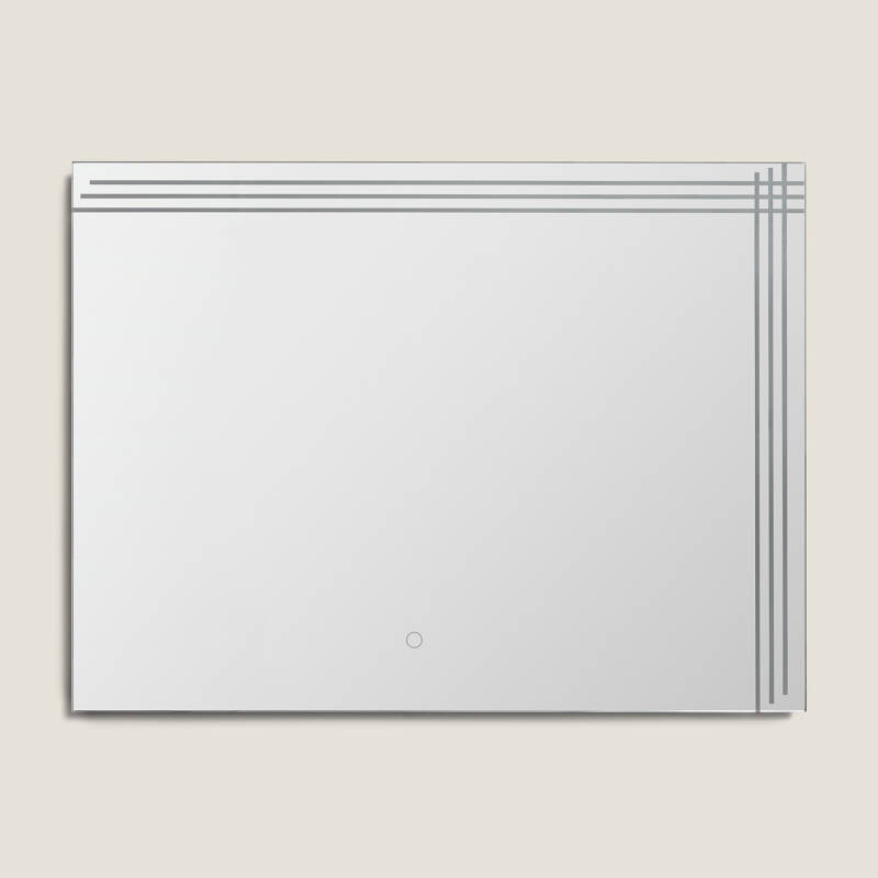 Imagem de Espelho Casas de Banho com Luz LED 60x80 cm Dinklage 