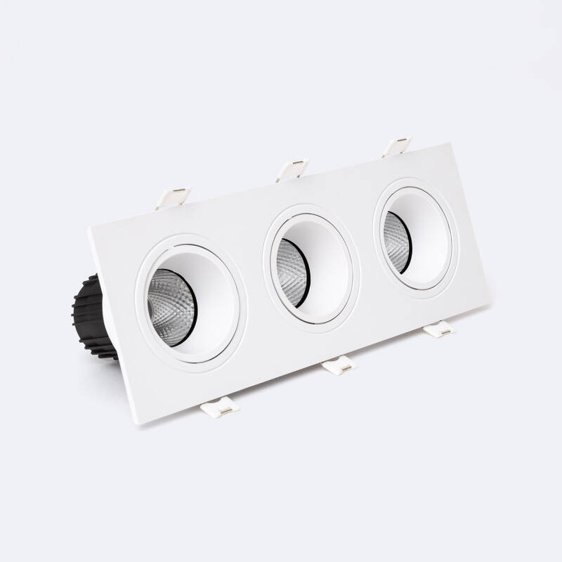 Imagen de Downlight Cuadrado Basculante  LED 27W Corte 235x75 mm