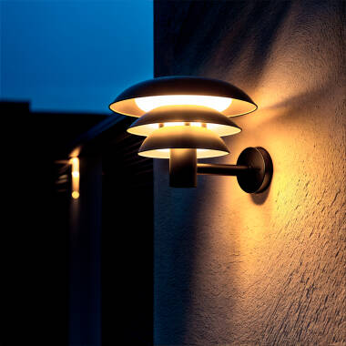 Aplique de Pared Exterior Solar LED 1,5W Acero Inoxidable Biel