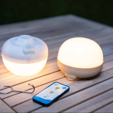 Lámpara Portátil LED 9W Cherry Bulb Battery