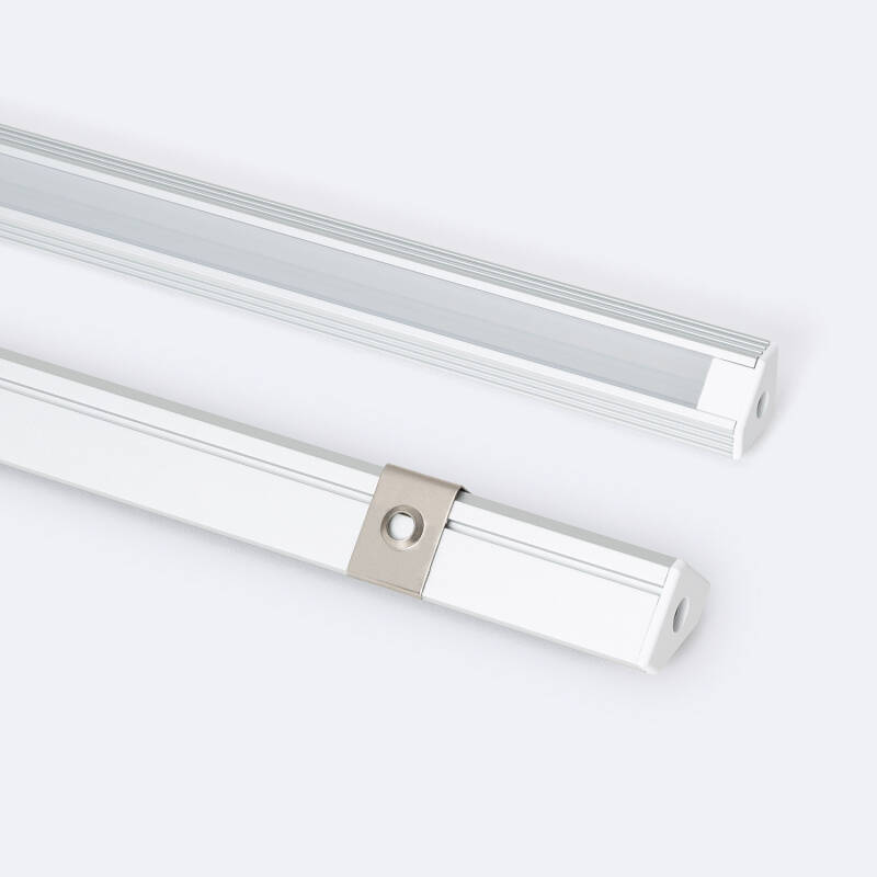Imagen de Perfil Aluminio Esquina 2m para Tira LED hasta 11 mm