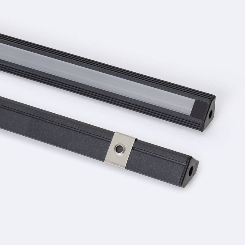 Imagen de Perfil Aluminio Esquina 2m para Tira LED hasta 11 mm
