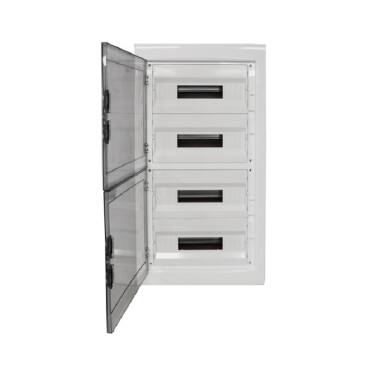 Quadro Elétrico de Encastrar KAPPA Porta Transparente 54-72 módulos MAXGE
