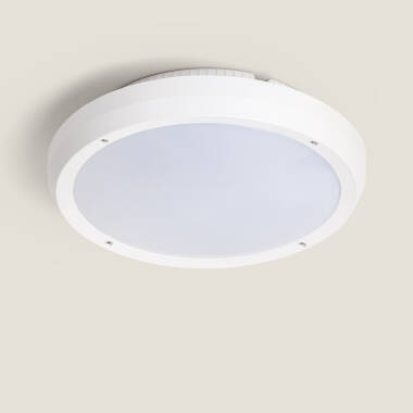 Plafón Circular para Exterior Ø300 mm IP65 Curio Blanco