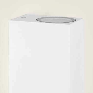 Imagem de Aplique de Parede Exterior Alumínio Iluminação Dupla Cara Miseno Branco 