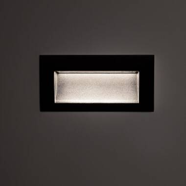 Imagem de Baliza LED Exterior 4W Encastrável Retangular de Parede  Edulis