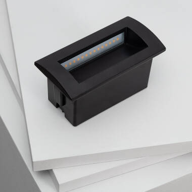 Imagem de Baliza LED Exterior 4W Encastrável Retangular de Parede  Edulis