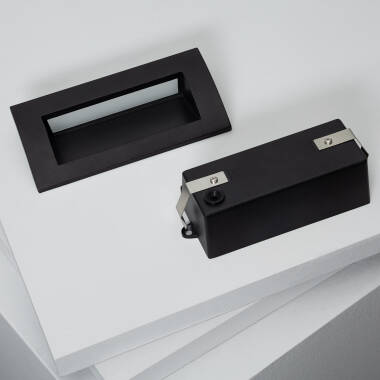 Imagen de Baliza Exterior LED 4W Empotrable Pared Rectangular Edulis Imagen de Baliza Exterior LED 4W Empotrable Pared Rectangular Edulis