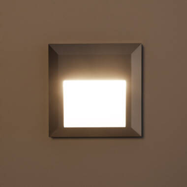 Imagen de Baliza Exterior LED Superficie Pared Cuadrado  Edulis