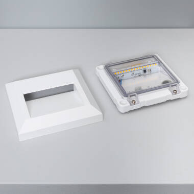 Imagen de Baliza Exterior LED Superficie Pared Cuadrado  Edulis