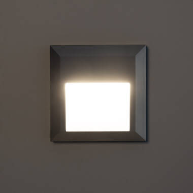 Imagen de Baliza Exterior LED Superficie Pared Cuadrado  Edulis